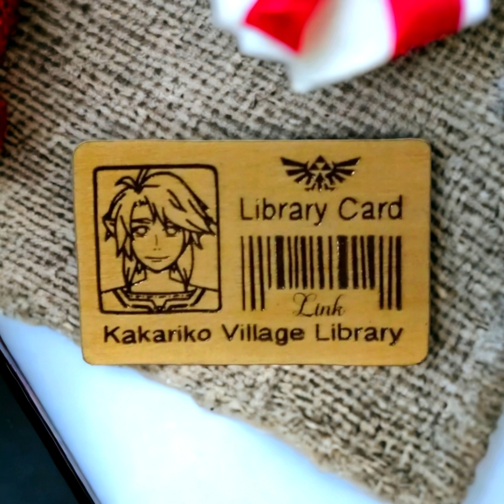 Zelda Link library card